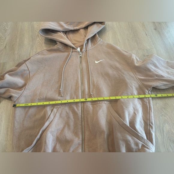 Nike Women Tan Brown Sportswear Phoenix Fleece Oversize Full-Zip Hoodie Size S - Picture 10 of 11